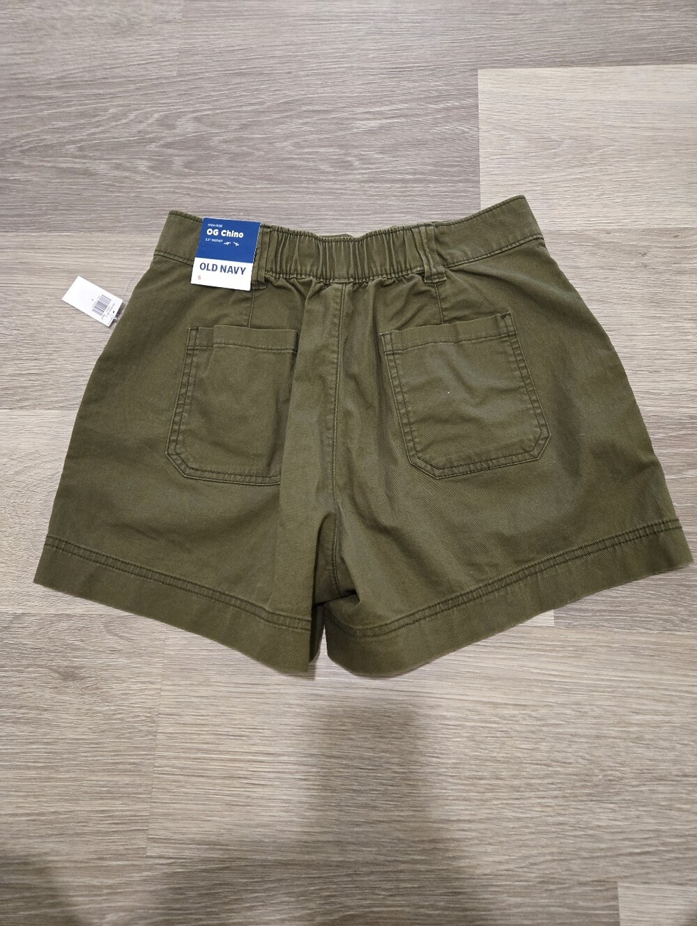 Old Navy Chino High-Rise Olive Women’s Utility Shorts - Picture 4 of 4